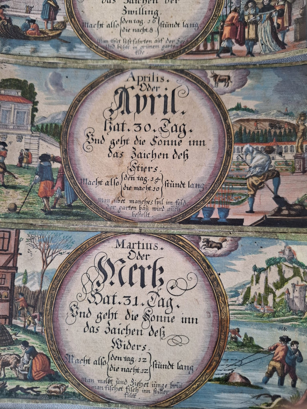 Antike Sternzeichenkarten