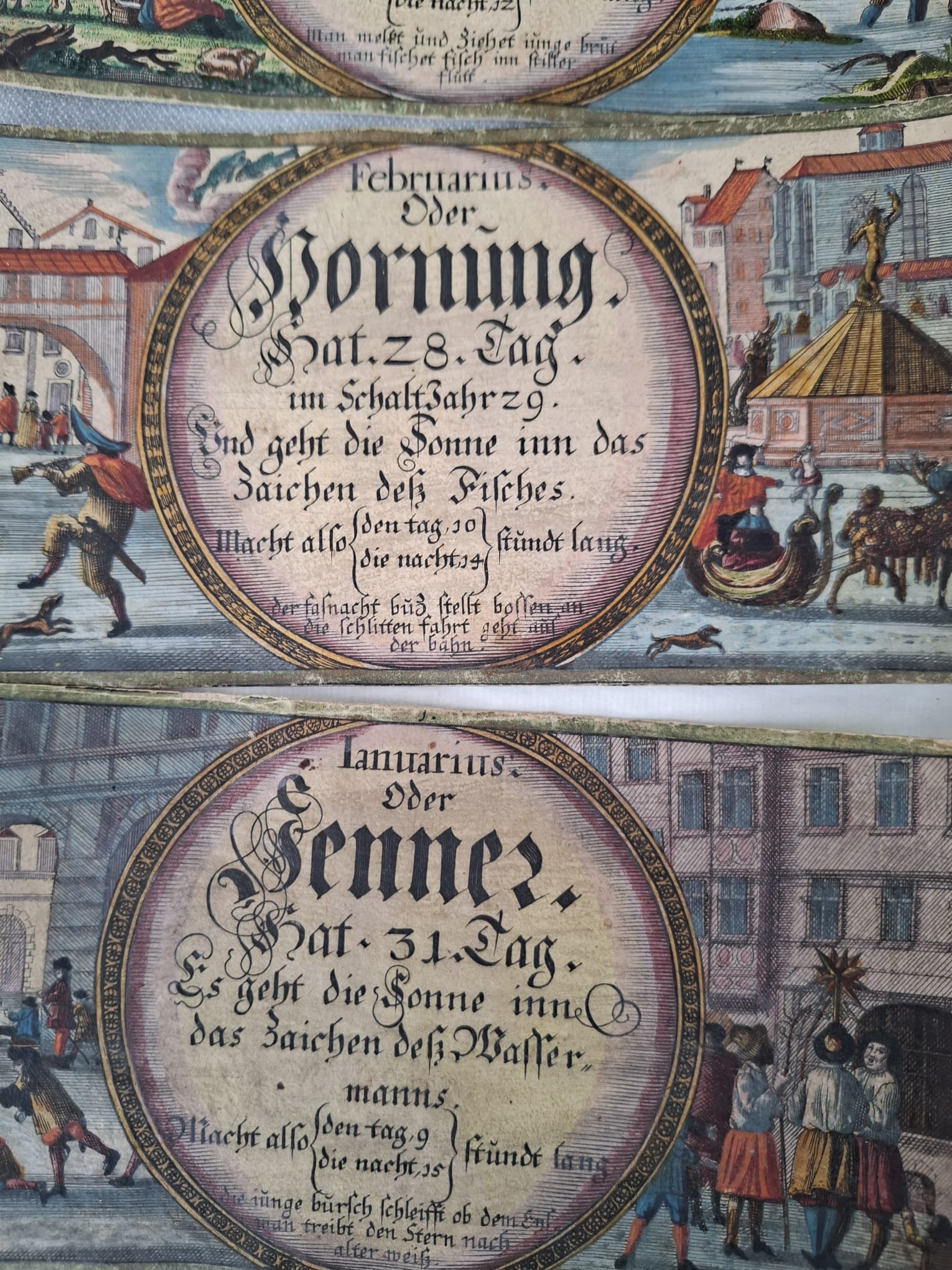 Antike Sternzeichenkarten