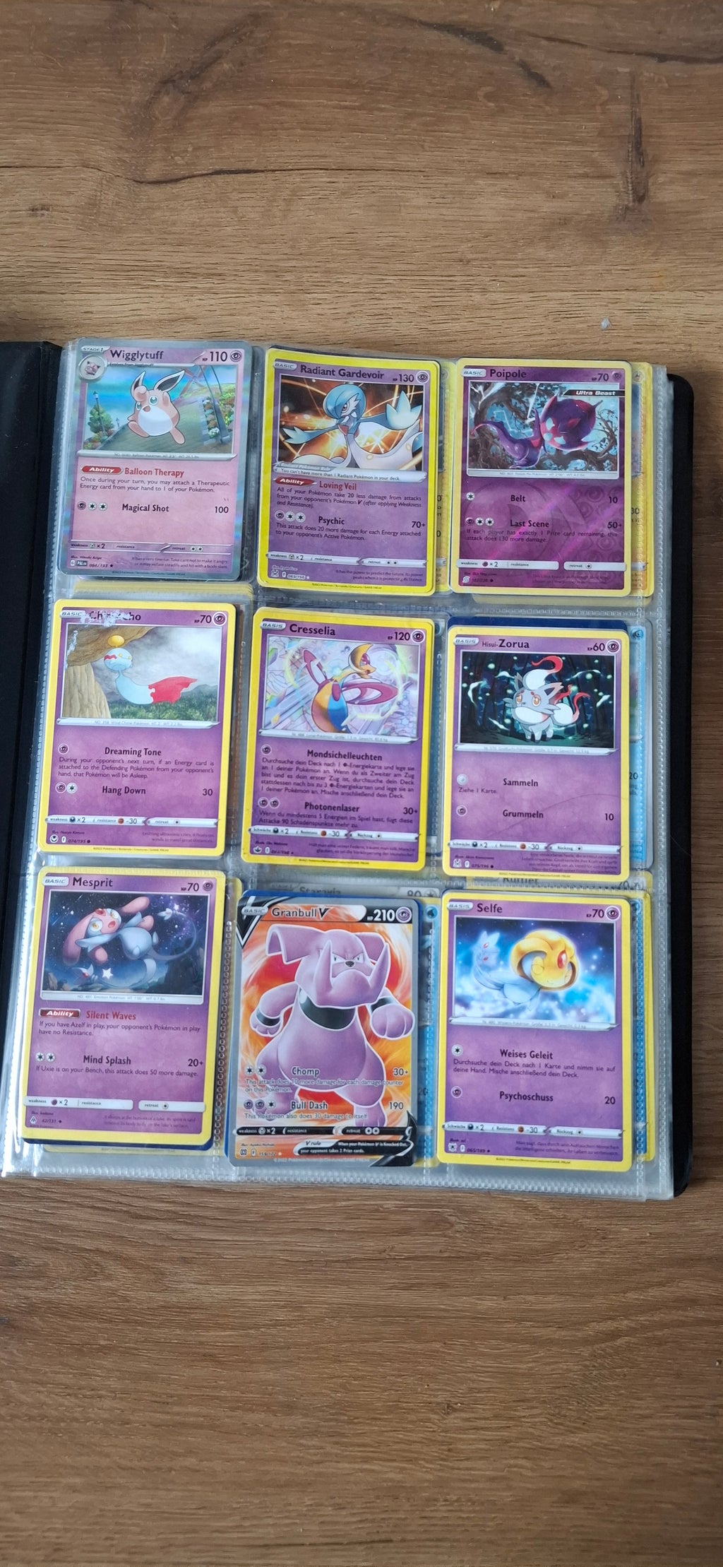 Pokemon Karten mit Heft