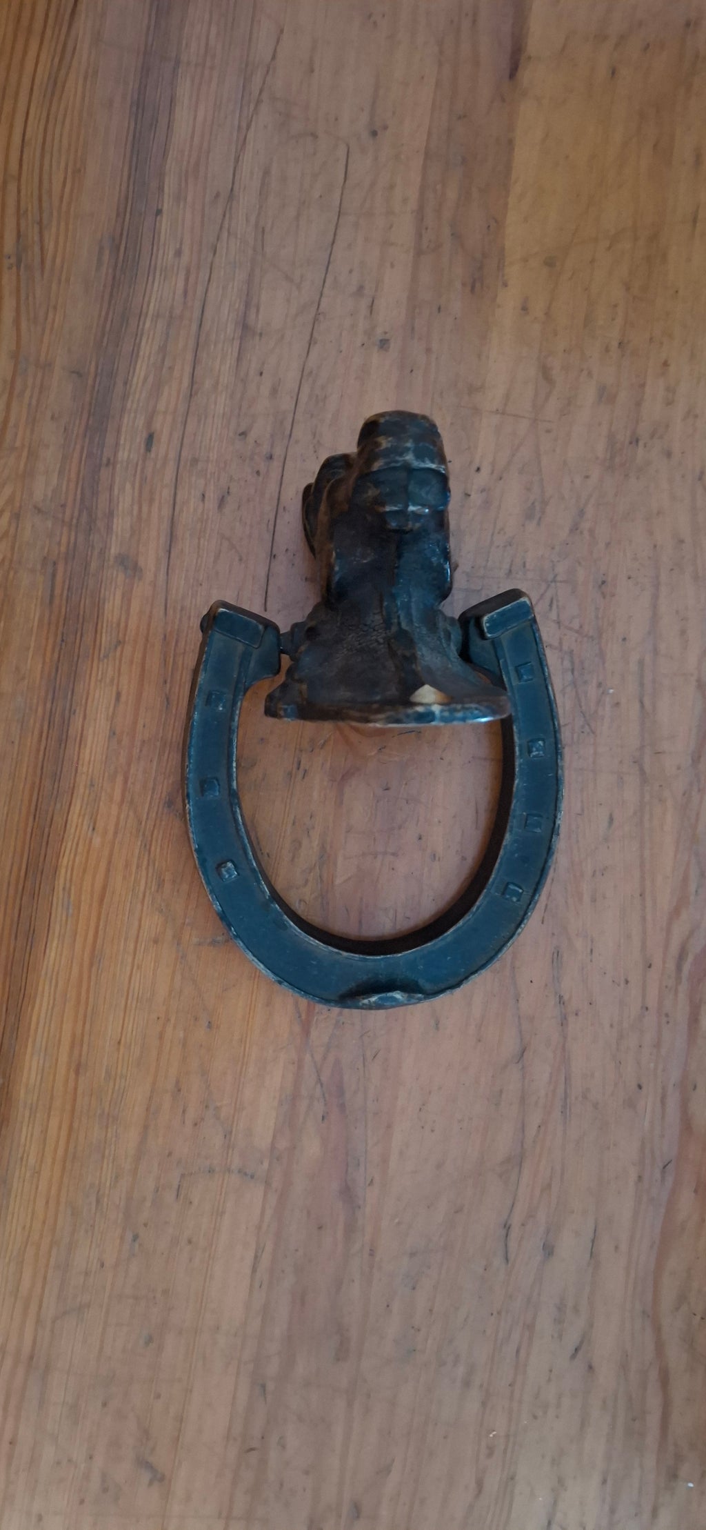 Türklopfer Pferd Bronze