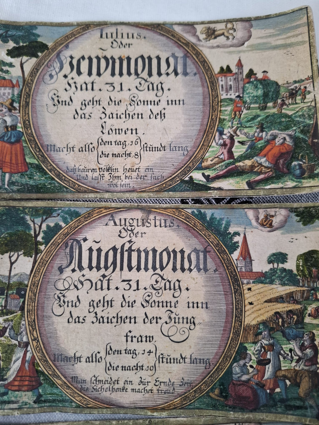 Antike Sternzeichenkarten