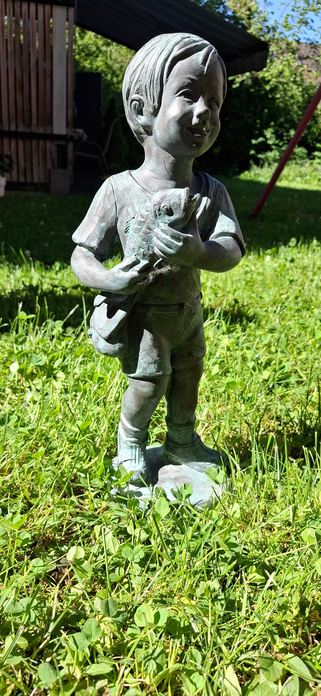 Bronzefigur für Garten