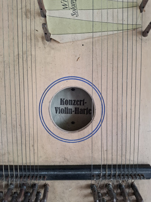 Antike Konzert Violin Harfe
