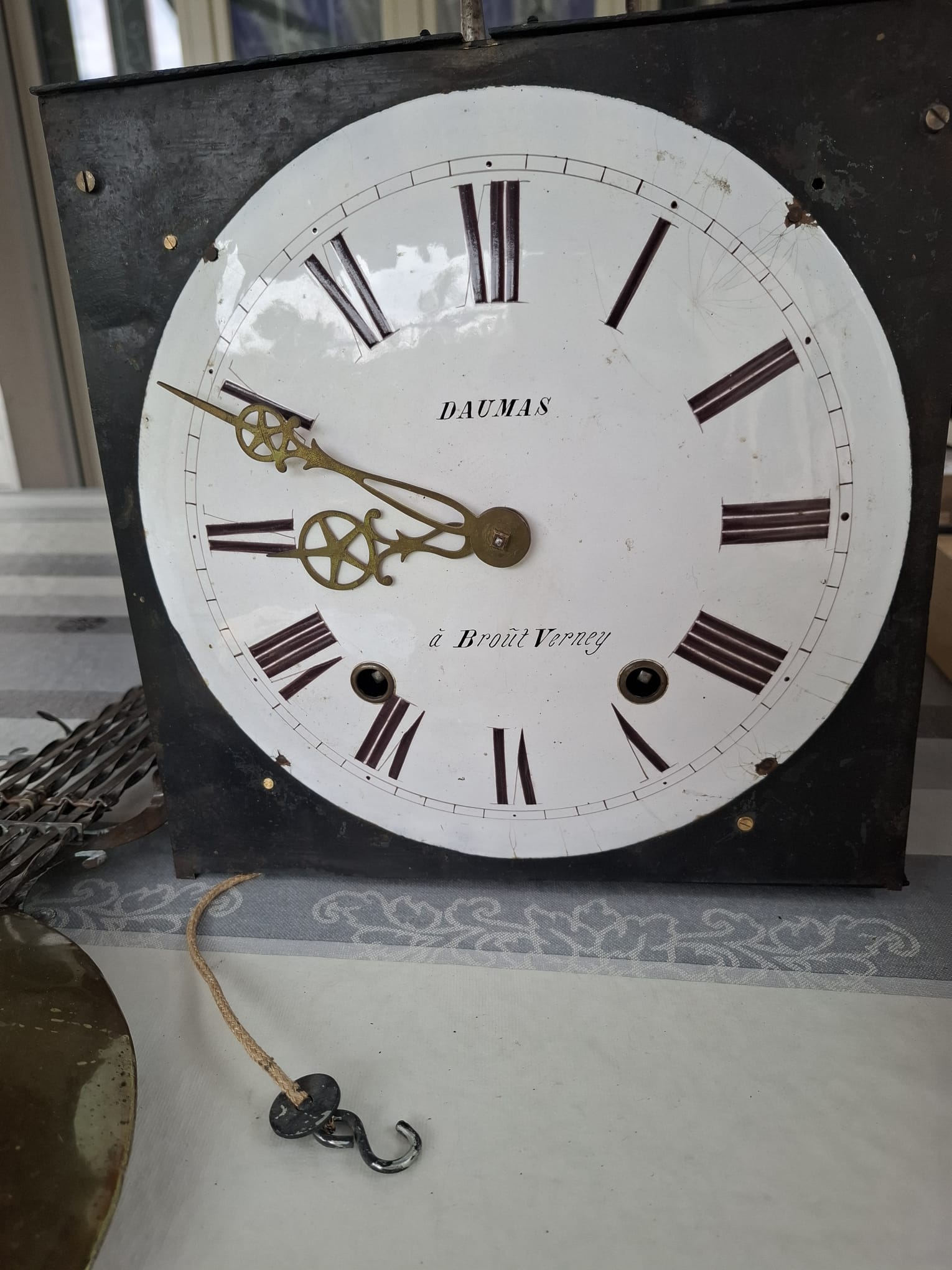 Antike Wanduhr